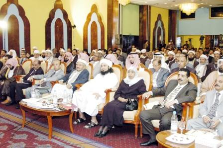 جانب من المشاركين في بملتقى الإسلام والسياحة